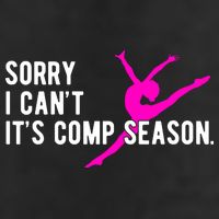 Sorry I CanT Comp Season Cheer Comp Dance Dancing 25L Jumbo Tote