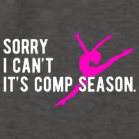 Sorry I CanT Comp Season Cheer Comp Dance Dancing Vector Backpack