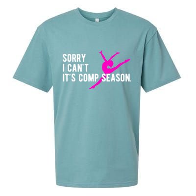Sorry I CanT Comp Season Cheer Comp Dance Dancing Sueded Cloud Jersey T-Shirt