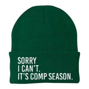 Sorry I CanT ItS Comp Season Cheer Comp Dance Knit Cap Winter Beanie