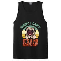 Sorry I Can’T It’S A No Bones Day Pug Funny Dog Mom & Dad PosiCharge Competitor Tank