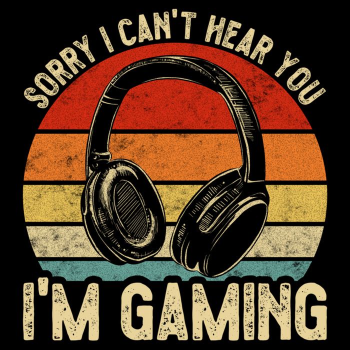Sorry I Can't Hear You I'm Gaming Funny Gamer Gaming Vintage Gift Backpack