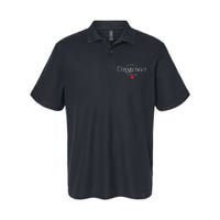 Someone In Connecticut Loves Me Constitution State Softstyle Adult Sport Polo