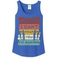 Sorry I Can't Hear You I'm Gaming Funny Gamer Gaming Vintage Gift Ladies Essential Tank