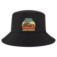 Sorry I CanT I Have Plans With Lawn Mower Cool Lawn Mowing Cool Comfort Performance Bucket Hat