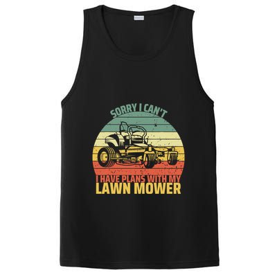 Sorry I CanT I Have Plans With Lawn Mower Cool Lawn Mowing PosiCharge Competitor Tank