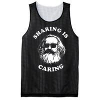 Sharing Is Caring Karl Marx Funny Socialism Mesh Reversible Basketball Jersey Tank