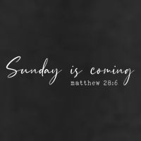 Sunday Is Coming Easter Chirstian Garment-Dyed Heavyweight T-Shirt