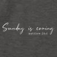Sunday Is Coming Easter Chirstian Vector Backpack