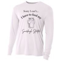 Sorry I CanT...I Have To Feed My Sourdough Starter Cooling Performance Long Sleeve Crew