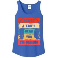 Sorry I Can't Hear You I'm Gaming Funny Gamer Funny Gift Vintage Gift Ladies Essential Tank