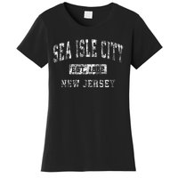 Sea Isle City New Jersey Nj Vintage Established Sports Women's T-Shirt