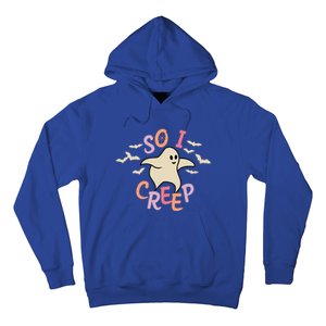 So I Creep Retro Halloween Spooky Vibes Trick Or Treat Ghost Cute Hoodie