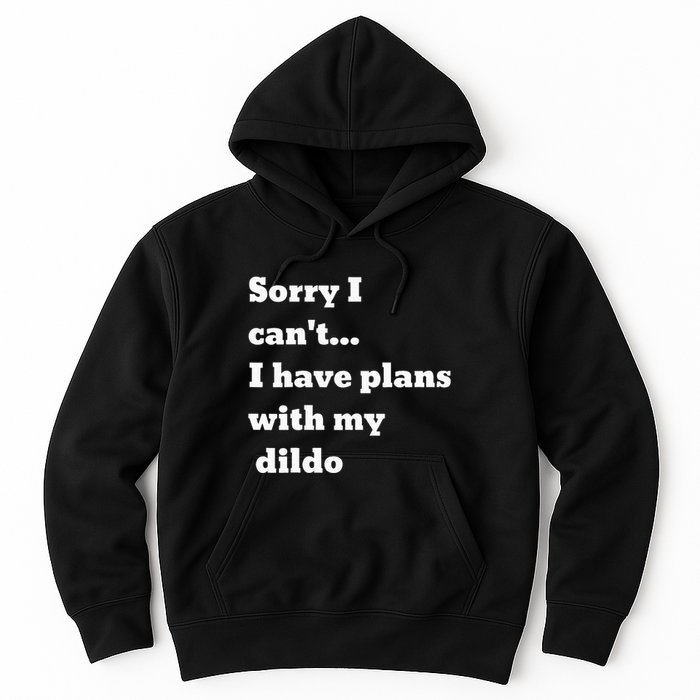Sorry I CanT. I Have Plans With My Dildo Hoodie