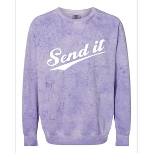 Sent It Classic Logo Colorblast Crewneck Sweatshirt