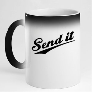 Sent It Classic Logo 11oz Black Color Changing Mug