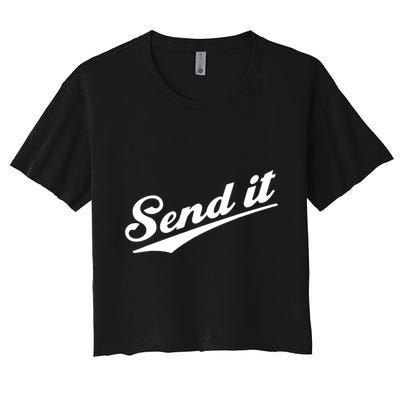 Sent It Classic Logo Crop Top