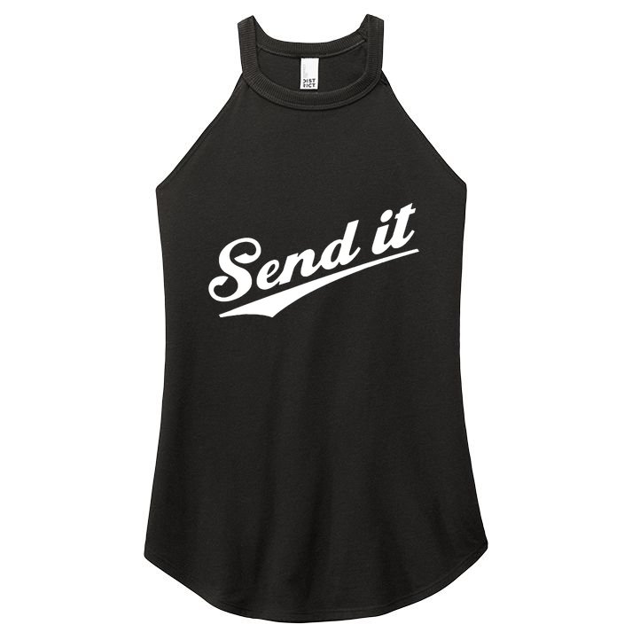 Sent It Classic Logo Women's Perfect Tri Rocker Tank