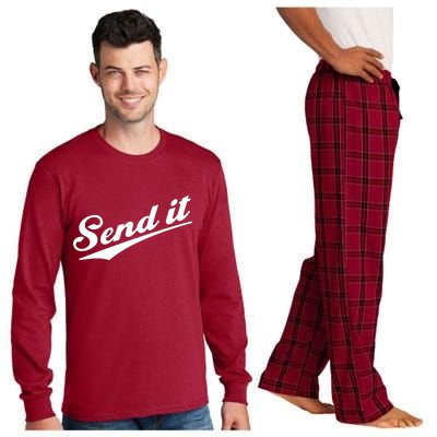 Sent It Classic Logo Long Sleeve Pajama Set