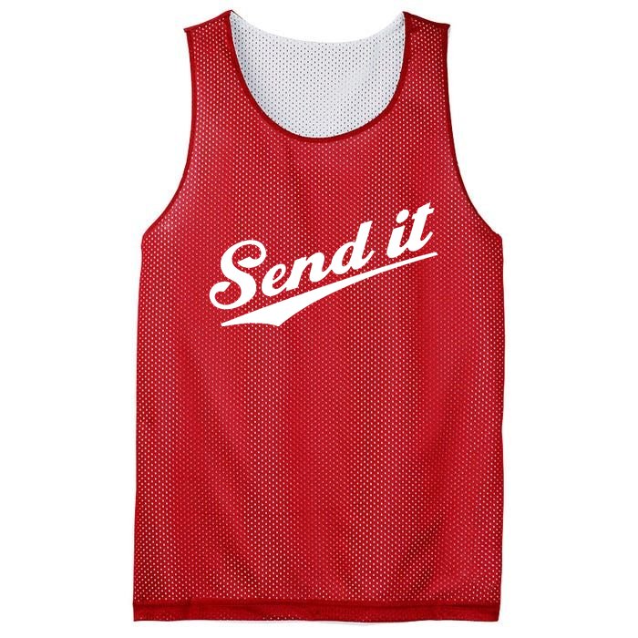 Sent It Classic Logo Mesh Reversible Basketball Jersey Tank