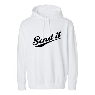 Sent It Classic Logo Garment-Dyed Fleece Hoodie