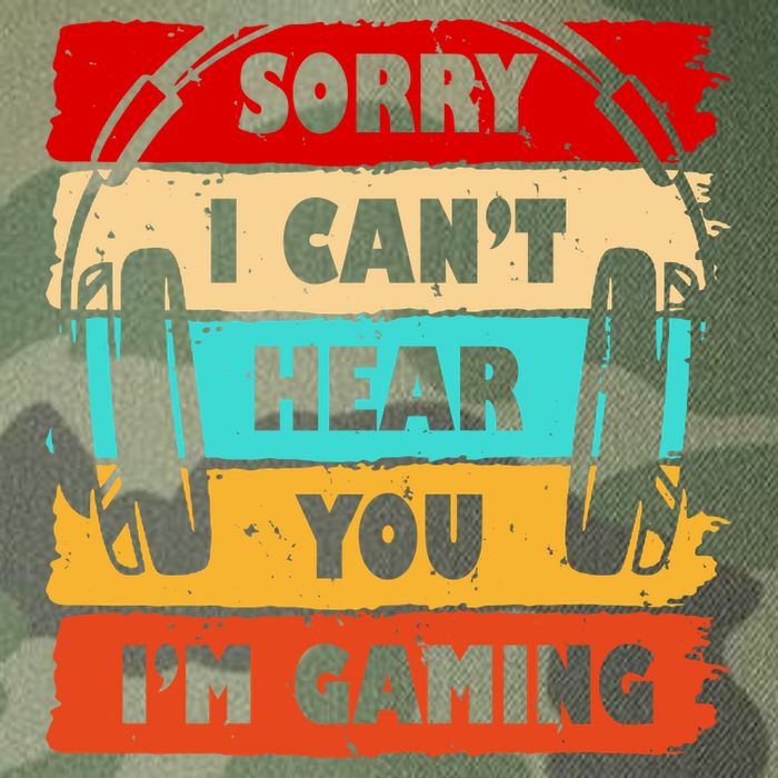 Sorry I Can't Hear You I'm Gaming Retro Legacy Tie Dye Trucker Hat