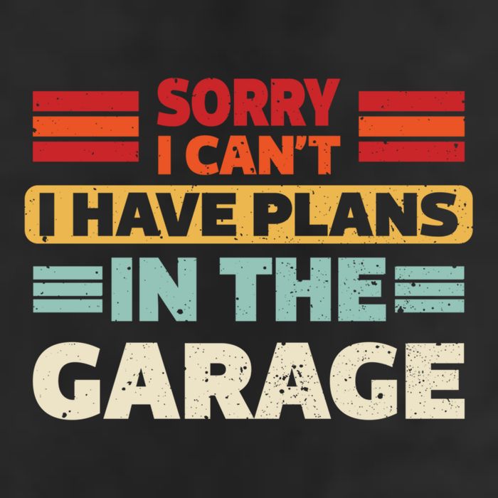 Sorry I Cant I Have Plans In The Garage Funny Saying Dad Fa Cool Gift 25L Jumbo Tote