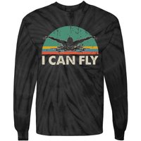 Swimming I Can Fly vintage team coach Tie-Dye Long Sleeve Shirt