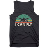 Swimming I Can Fly vintage team coach Tank Top