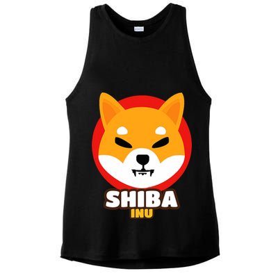 Shiba Inu Coin Crypto Token Cryptocurrency Wallet Shiba Army Ladies PosiCharge Tri-Blend Wicking Tank