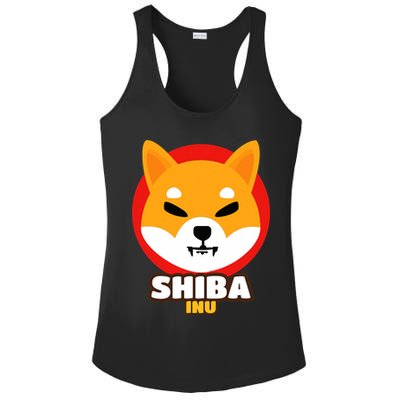 Shiba Inu Coin Crypto Token Cryptocurrency Wallet Shiba Army Ladies PosiCharge Competitor Racerback Tank