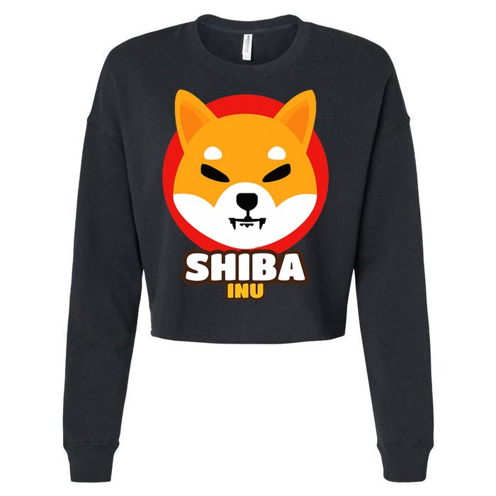 Shiba Inu Coin Crypto Token Cryptocurrency Wallet Shiba Army Cropped Pullover Crew