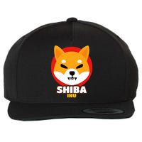 Shiba Inu Coin Crypto Token Cryptocurrency Wallet Shiba Army Wool Snapback Cap