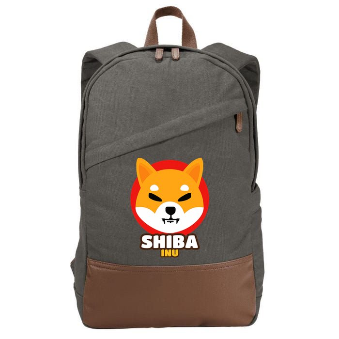 Shiba Inu Coin Crypto Token Cryptocurrency Wallet Shiba Army Cotton Canvas Backpack