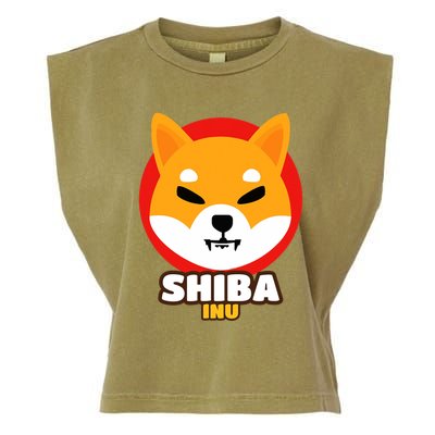 Shiba Inu Coin Crypto Token Cryptocurrency Wallet Shiba Army Garment-Dyed Women's Muscle Tee