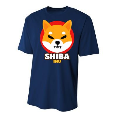 Shiba Inu Coin Crypto Token Cryptocurrency Wallet Shiba Army Youth Performance Sprint T-Shirt