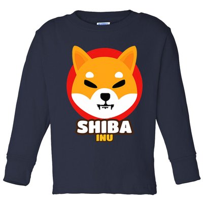 Shiba Inu Coin Crypto Token Cryptocurrency Wallet Shiba Army Toddler Long Sleeve Shirt