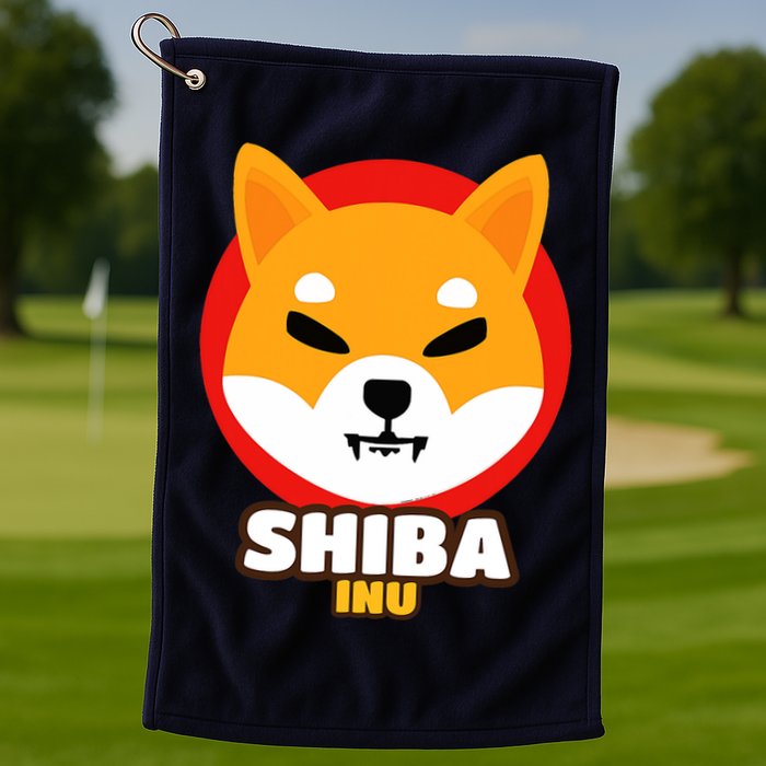 Shiba Inu Coin Crypto Token Cryptocurrency Wallet Shiba Army Golf Towel