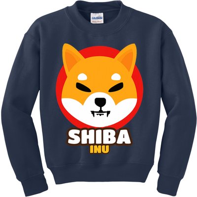 Shiba Inu Coin Crypto Token Cryptocurrency Wallet Shiba Army Kids Sweatshirt