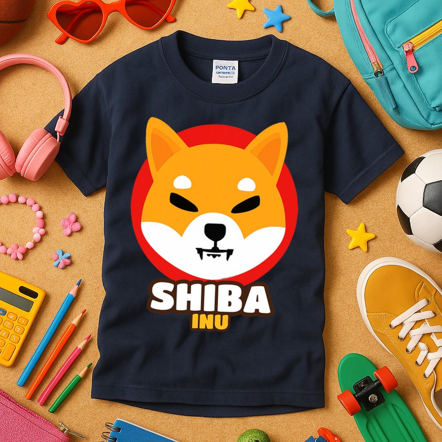 Shiba Inu Coin Crypto Token Cryptocurrency Wallet Shiba Army Kids T-Shirt