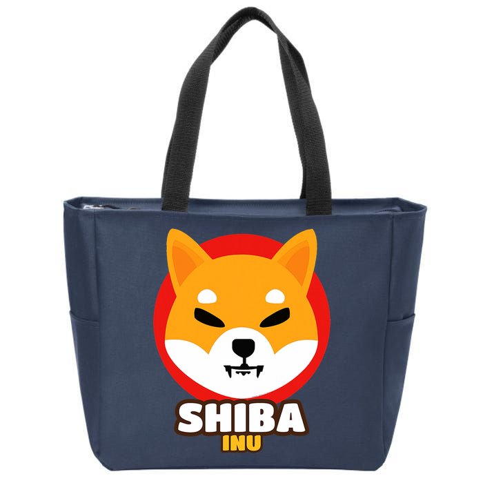 Shiba Inu Coin Crypto Token Cryptocurrency Wallet Shiba Army Zip Tote Bag
