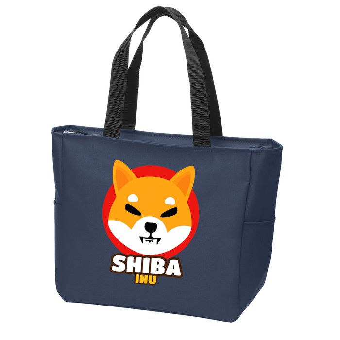 Shiba Inu Coin Crypto Token Cryptocurrency Wallet Shiba Army Zip Tote Bag