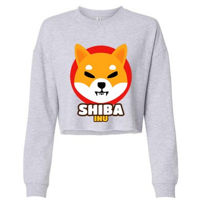 Shiba Inu Coin Crypto Token Cryptocurrency Wallet Shiba Army Cropped Pullover Crew