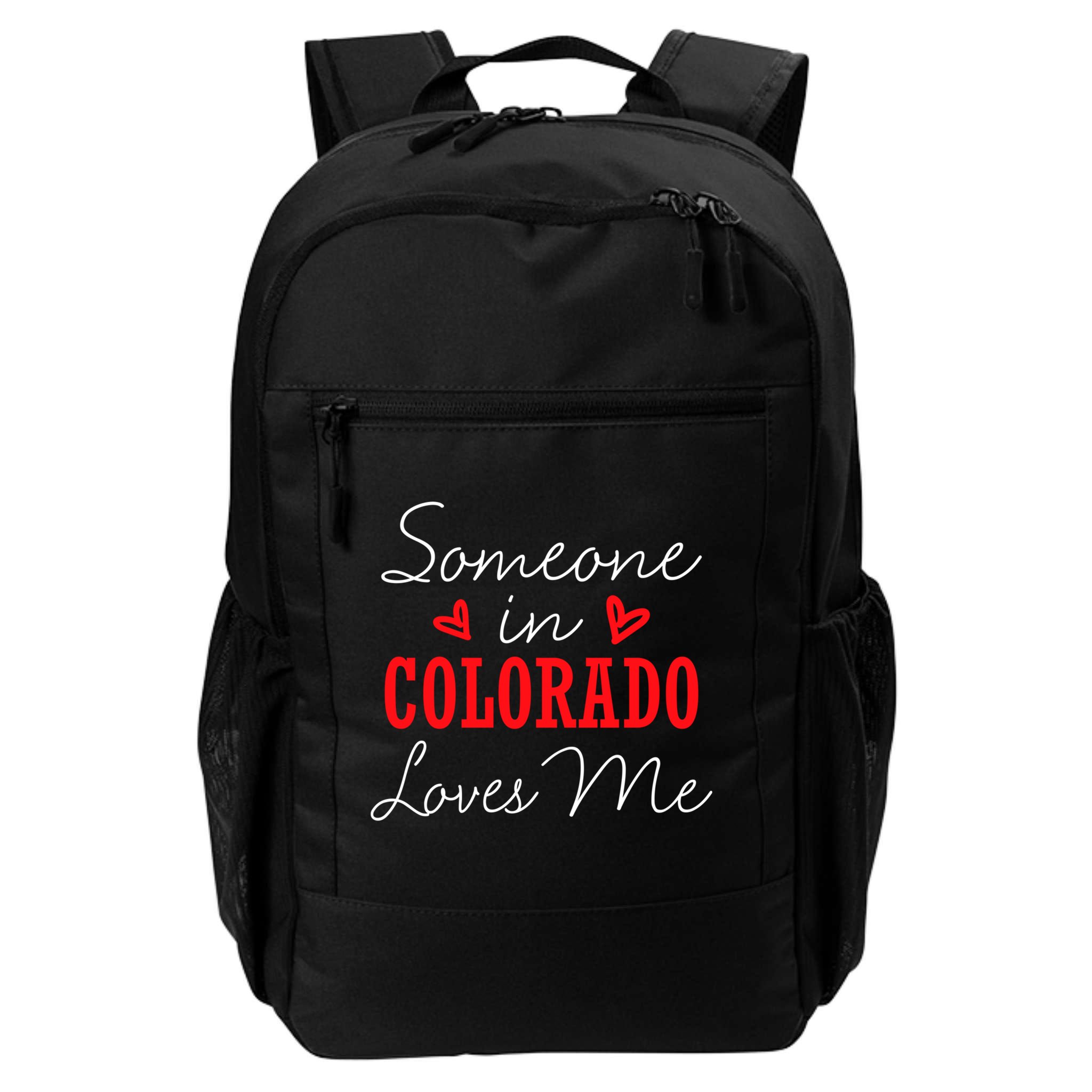 Someone In Colorado Loves Me Relationship Couple Gift Backpack