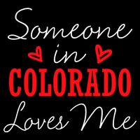 Someone In Colorado Loves Me Relationship Couple Gift Backpack
