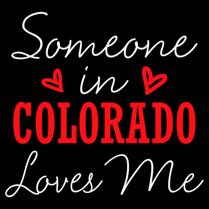 Someone In Colorado Loves Me Relationship Couple Gift Backpack