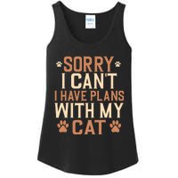 Sorry I Cant I Have Plans With My Cat Ladies Essential Tank