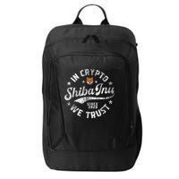 Shiba Inu Coin In Crypto We Trust Token Crypto City Backpack