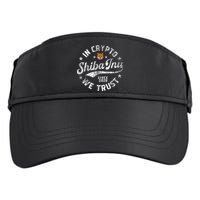 Shiba Inu Coin In Crypto We Trust Token Crypto Adult Drive Performance Visor
