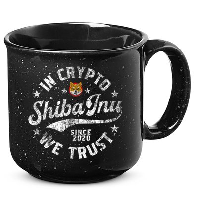 Shiba Inu Coin In Crypto We Trust Token Crypto 15oz Campfire Ceramic Mug